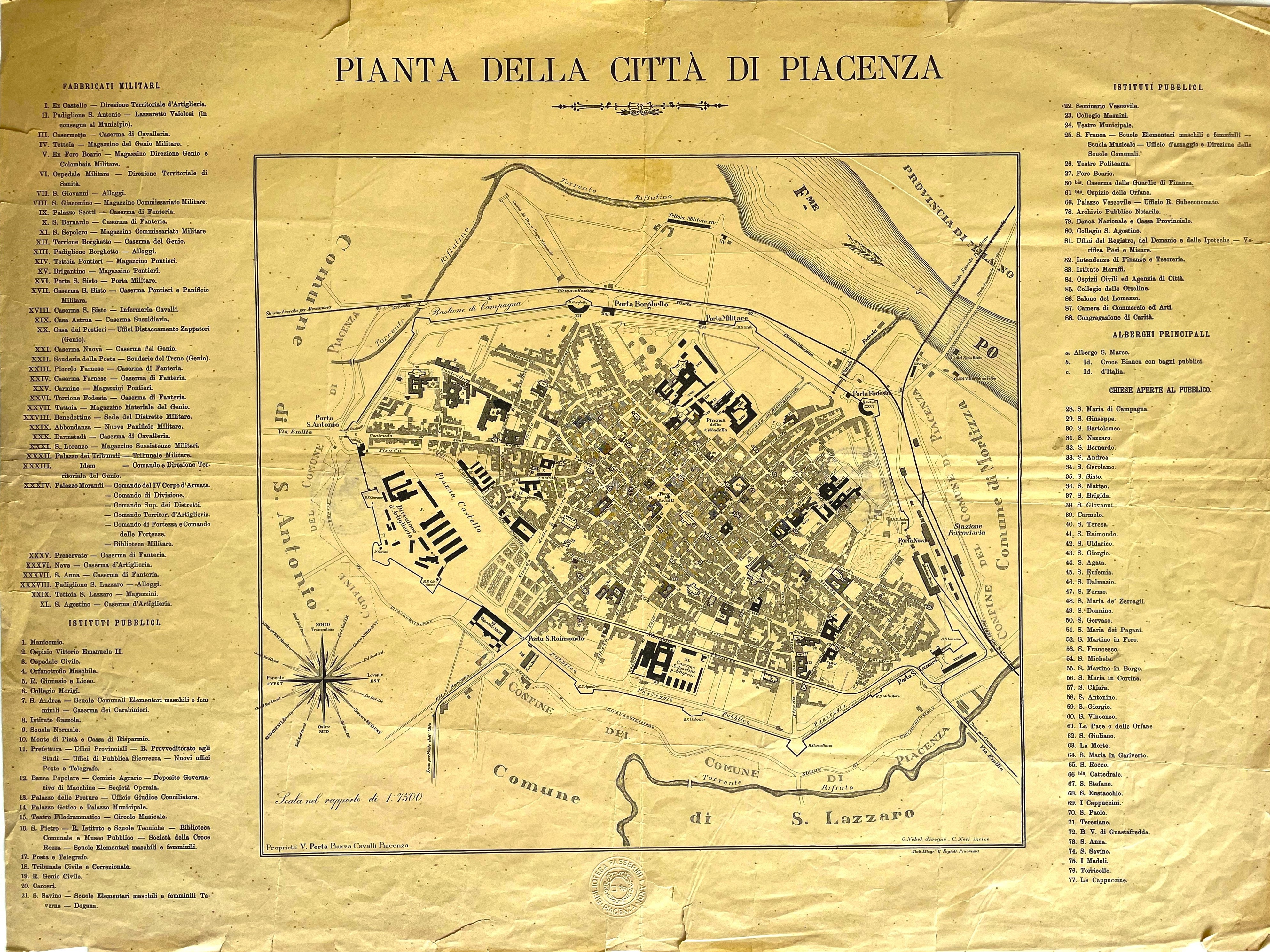 Pianta Piacenza